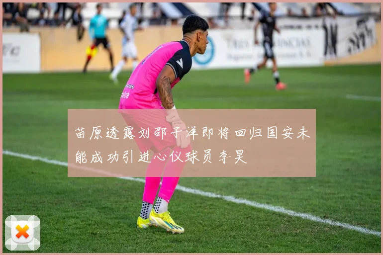 苗原透露刘邵子洋即将回归国安未能成功引进心仪球员李昊